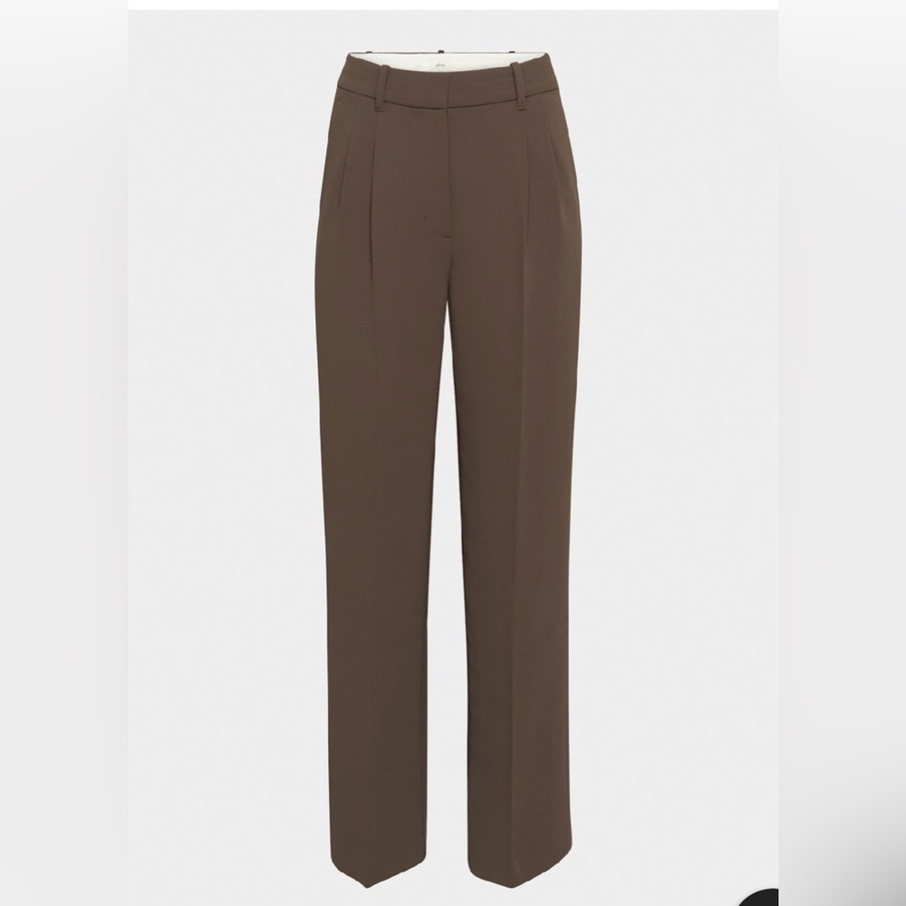 Aritzia Effortless Pants - Rich Mocha Brown